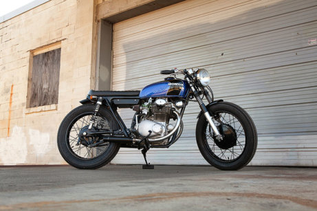 1973 HONDA CB350 – BLUE - Analog Motorcycles