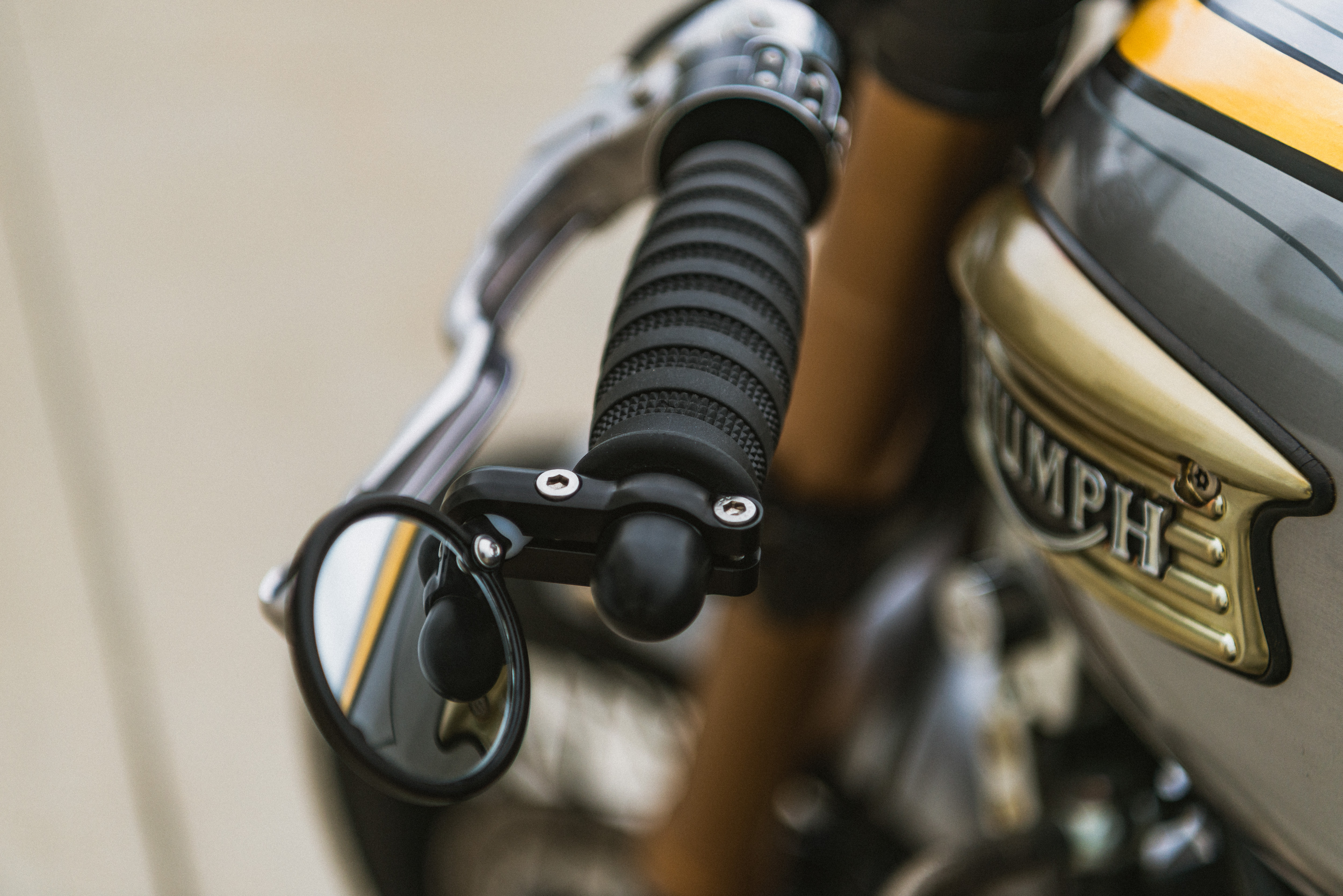 Lowbrow Customs Knurled Grips | Analog Motorcycles