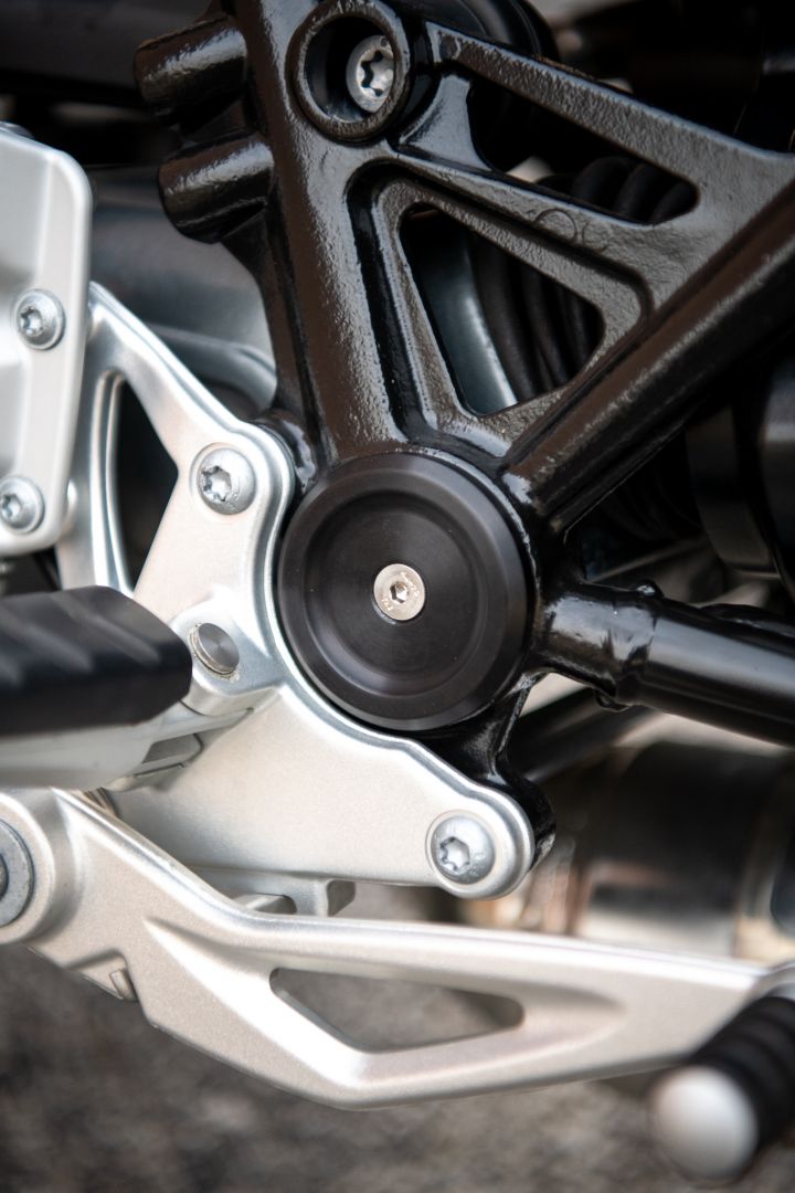 BMW RnineT Dished Swing Arm Pivot Plugs - Analog Motorcycles